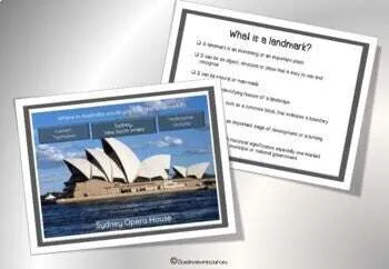 AUSTRALIAN LANDMARKS PACK -A comprehensive Geography Unit #TPTSALESrus