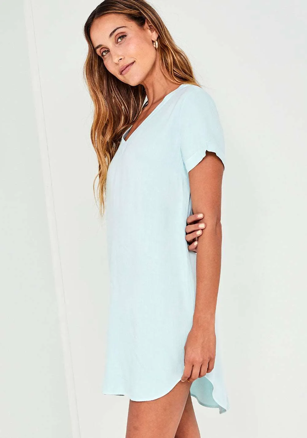 Bella Dahl V-Neck Tee Dress