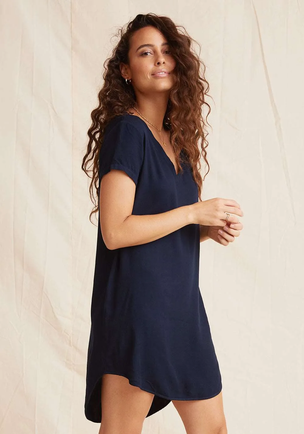 Bella Dahl V-Neck Tee Dress