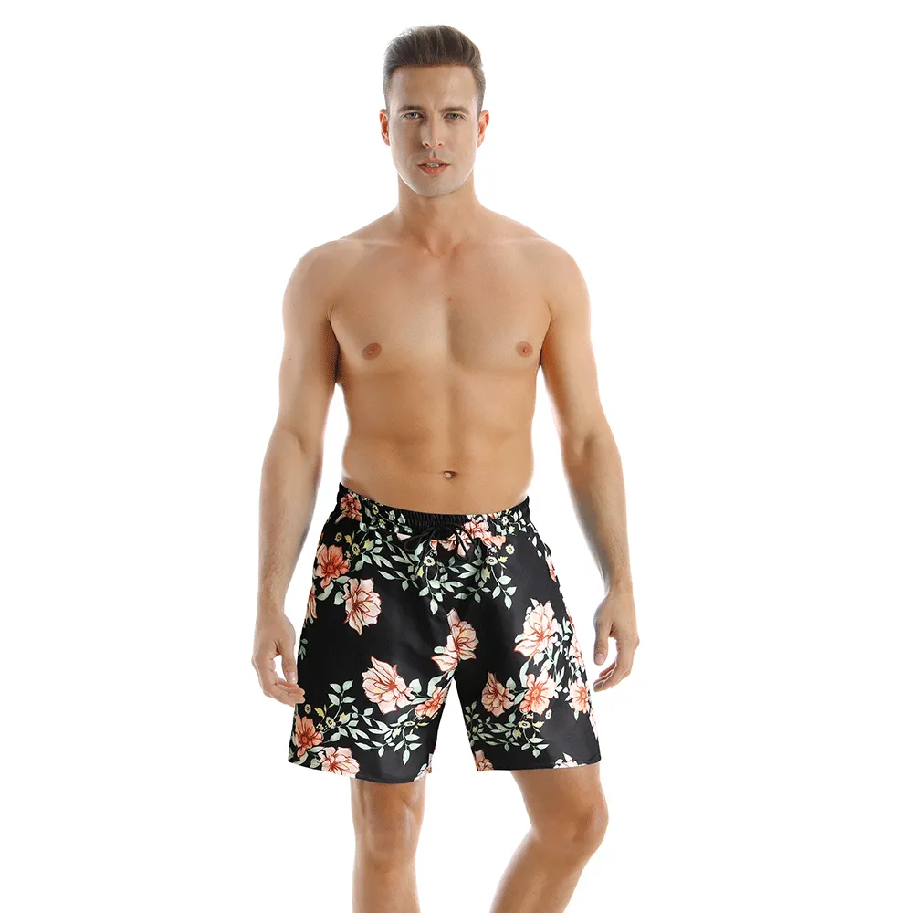 Family Matching Plants Printed Swimsuits